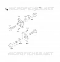MOYEU AVANT pour Kawasaki KVF300 2001