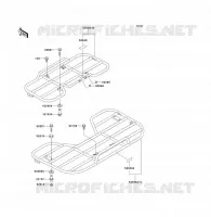 PORTE BAGAGE (S) pour Kawasaki KVF300 2001