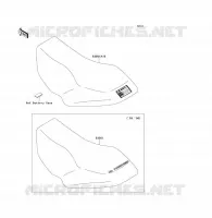 SELLE pour Kawasaki KVF300 2001