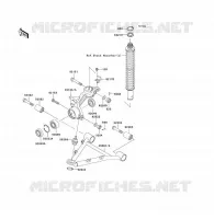 SUSPENSION pour Kawasaki KVF300 2001