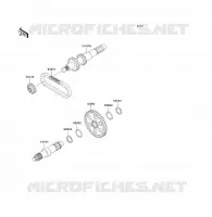 TRANSMISSION pour Kawasaki KVF300 2001