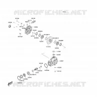 ARBRE DE TRANSMISSION/TRANS.FINALE pour Kawasaki KVF300 2012