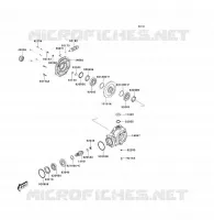 ARBRE DE TRANSMISSION/TRANS.FINALE pour Kawasaki KVF300 2012