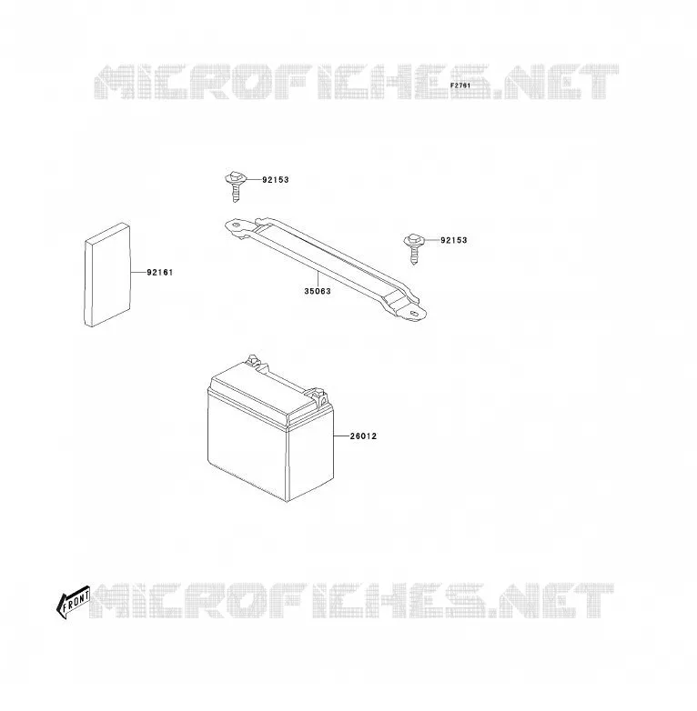 BATTERIE Kawasaki QUAD 300 2013 KVF300  KVF300CDF