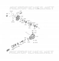 ARBRE DE TRANSMISSION/TRANS.FINALE pour Kawasaki BRUTE FORCE 300 2016