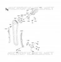 ARBRE A CAME/TENDEUR pour Kawasaki KVF360 4X4 2003