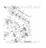 ARBRE DE TRANSMISSION(ARRI&Egrave;RE) pour Kawasaki KVF360 4X4 2004