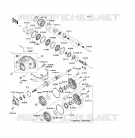 ARBRE DE TRANSMISSION(ARRI&Egrave;RE) pour Kawasaki KVF360 4X4 2005