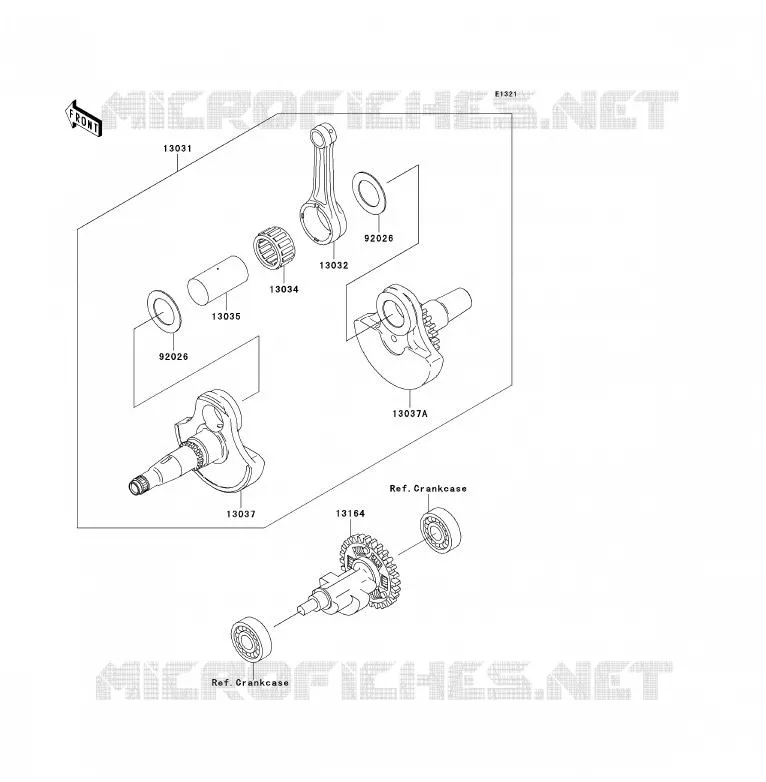 VILEBREQUIN Kawasaki QUAD 360 2006 KVF360 4X4  KVF360A6F