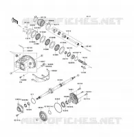 ARBRE DE TRANSMISSION(ARRI&Egrave;RE) pour Kawasaki KVF360 4X4 2006