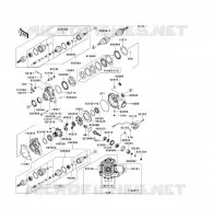 ARBRE DE TRANSMISSION AVANT pour Kawasaki KVF360 4X4 2007