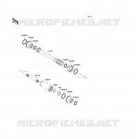 ARBRE DE TRANSMISSION(H&Eacute;LICE) pour Kawasaki KVF360 4X4 2008