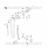 ARBRE A CAME/TENDEUR pour Kawasaki KVF360 4X4 2009