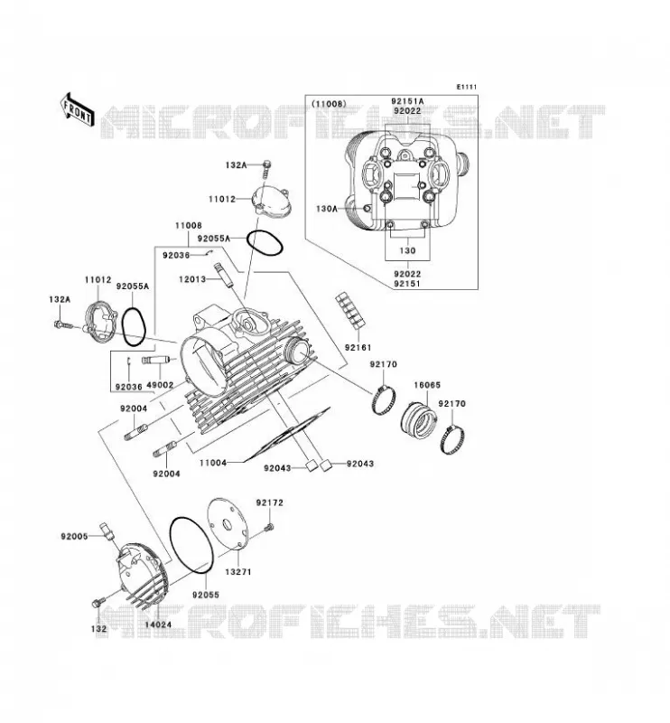 CULASSE Kawasaki QUAD 360 2009 KVF360 4X4  KVF360A9F