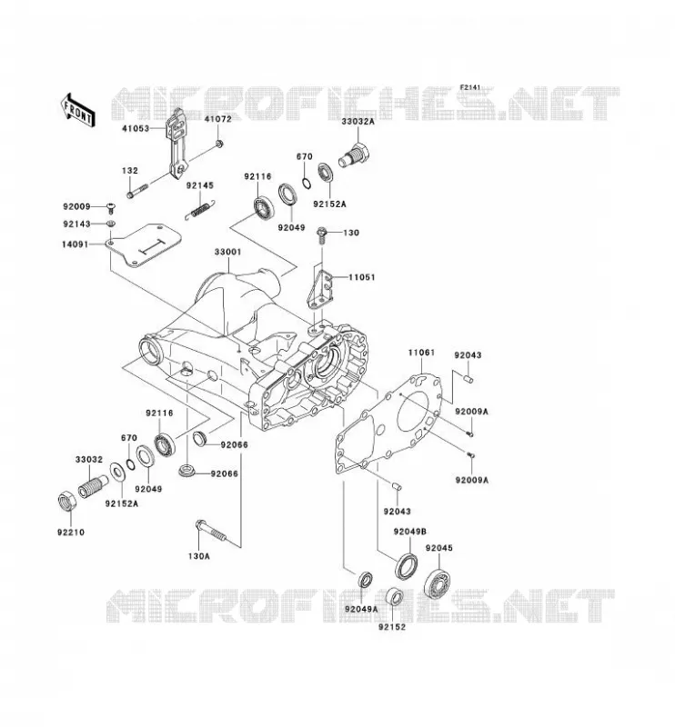 BRAS OSCILLANT Kawasaki QUAD 360 2009 KVF360 4X4  KVF360A9F