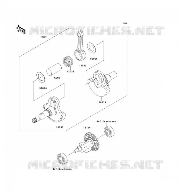 VILEBREQUIN Kawasaki QUAD 360 2011 KVF360 4X4  KVF360ABF