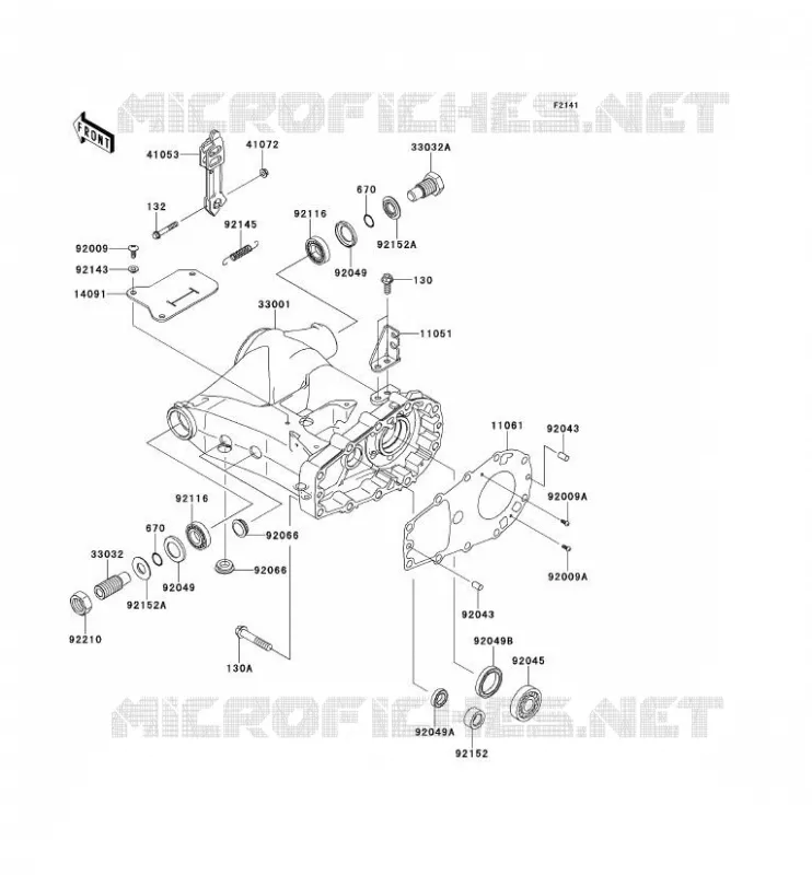 BRAS OSCILLANT Kawasaki QUAD 360 2013 KVF360 4X4  KVF360ADF