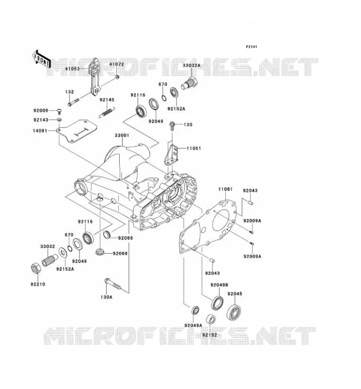 BRAS OSCILLANT Kawasaki QUAD 360 2013 KVF360 4X4  KVF360ADF