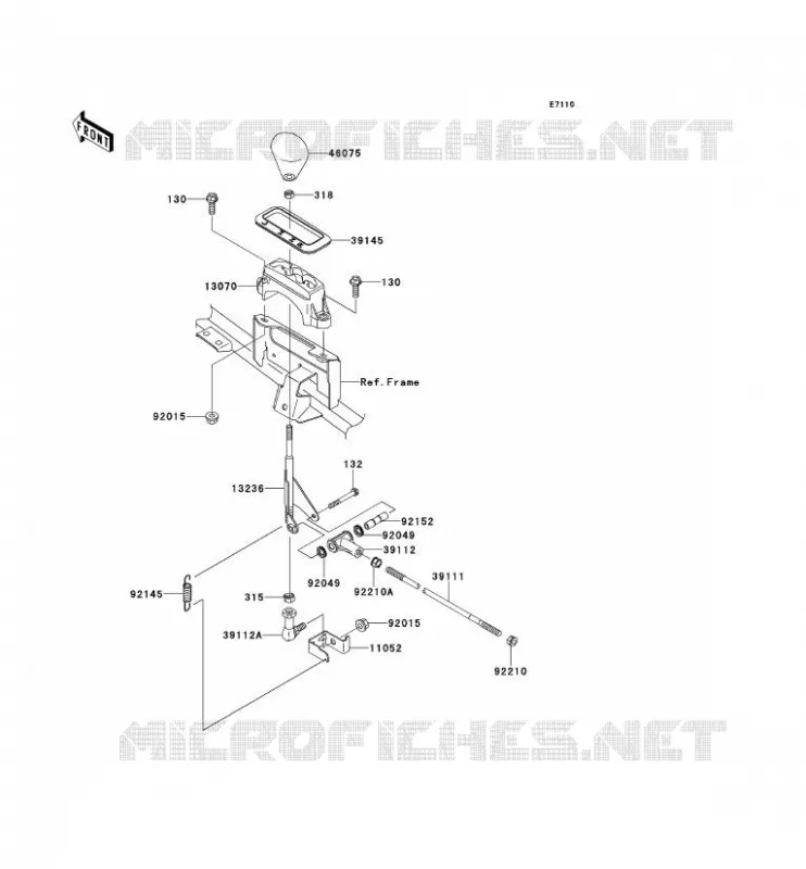 CONTROLE Kawasaki QUAD 360 2013 KVF360 4X4  KVF360ADF