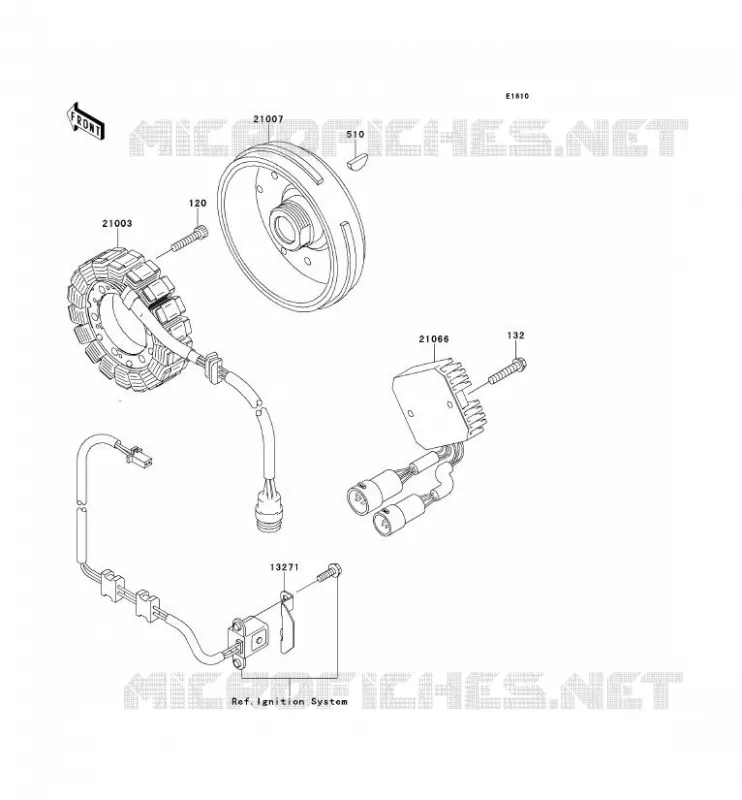 G&Eacute;N&Eacute;RATEUR Kawasaki QUAD 360 2013 KVF360 4X4  KVF360ADF
