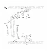 ARBRE A CAME/TENDEUR pour Kawasaki KVF360 2003