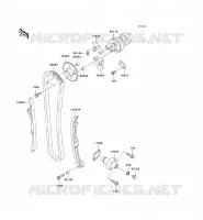 ARBRE A CAME/TENDEUR pour Kawasaki KVF360 2004