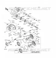 ARBRE DE TRANSMISSION(ARRI&Egrave;RE) pour Kawasaki KVF360 2005