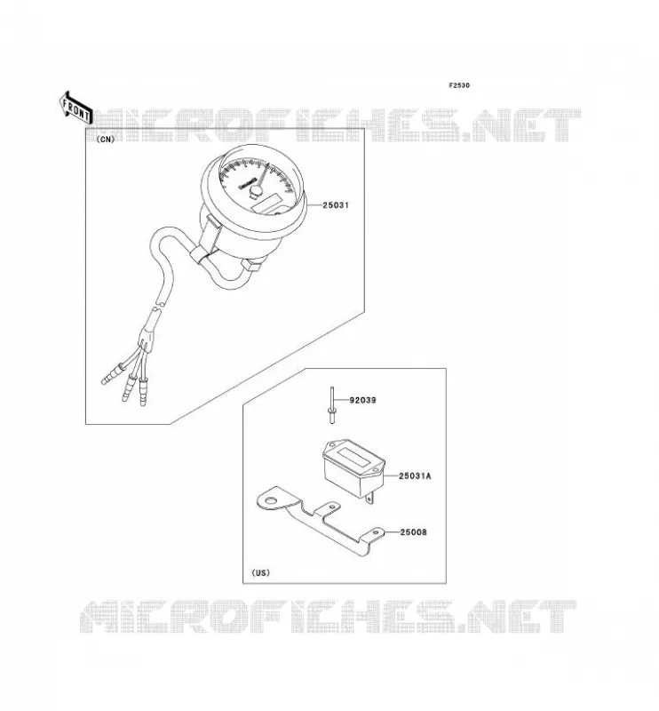 COMPTEURS Kawasaki QUAD 360 2005 KVF360  KVF360-B3