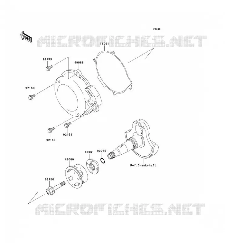 LANCEUR Kawasaki QUAD 360 2006 KVF360  KVF360B6F