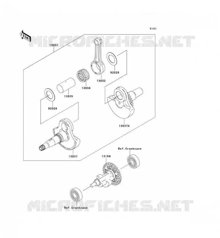 VILEBREQUIN Kawasaki QUAD 360 2007 KVF360  KVF360B7F