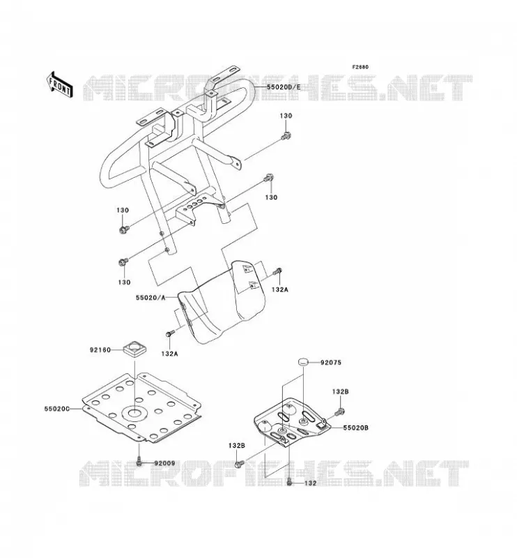 PROTECTION(S) Kawasaki QUAD 360 2007 KVF360  KVF360B7F