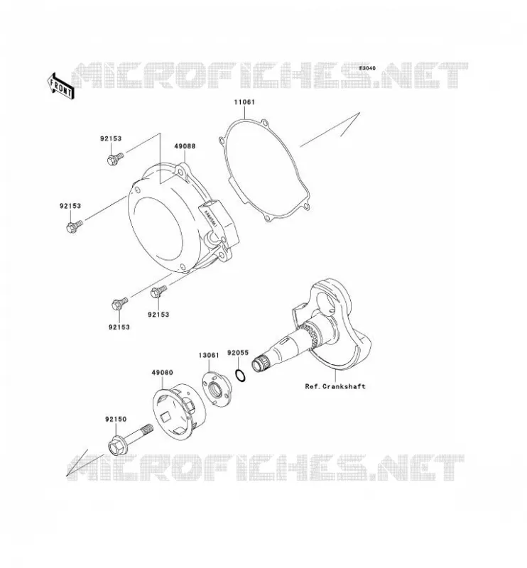 LANCEUR Kawasaki QUAD 360 2007 KVF360  KVF360B7F