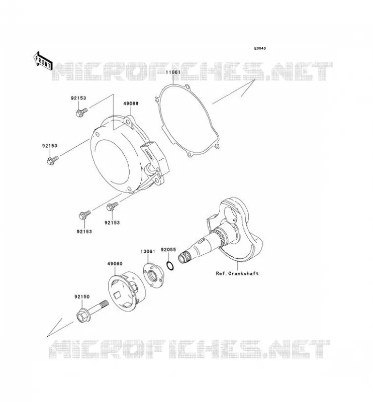 LANCEUR Kawasaki QUAD 360 2007 KVF360  KVF360B7F