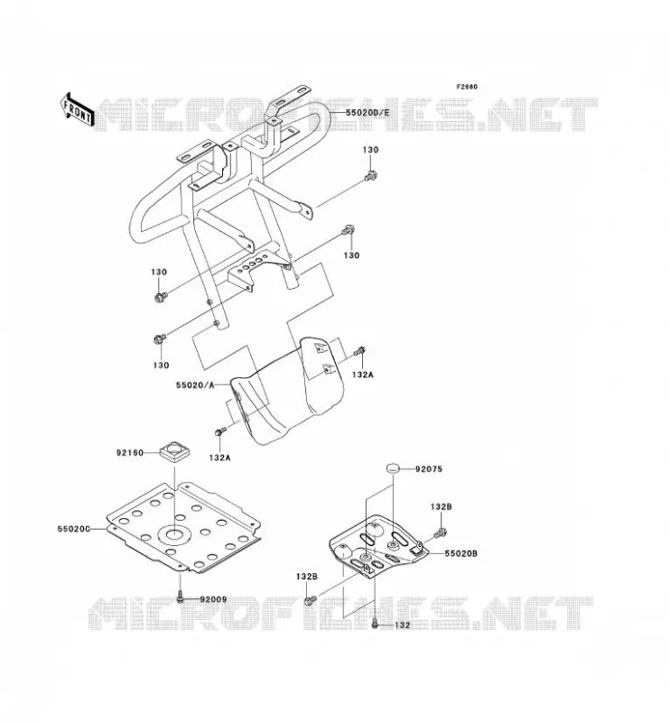PROTECTION(S) Kawasaki QUAD 360 2007 KVF360  KVF360B7F
