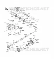 ARBRE DE TRANSMISSION(ARRI&Egrave;RE) pour Kawasaki KVF360 4X4 2010