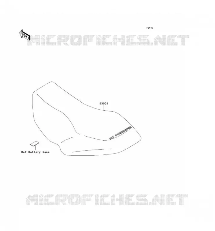 SELLE Kawasaki QUAD 400 1997 KVF400 4X4  KVF400-A1