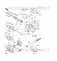 ARBRE DE TRANSMISSION(ARRI&Egrave;RE) pour Kawasaki KVF400 4X4 1997