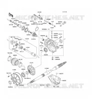 ARBRE DE TRANSMISSION(ARRI&Egrave;RE) pour Kawasaki KVF400 4X4 1999