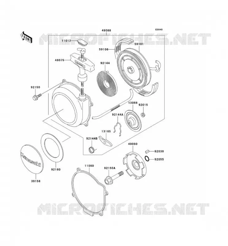 LANCEUR Kawasaki QUAD 400 2000 KVF400 4X4  KVF400-C2