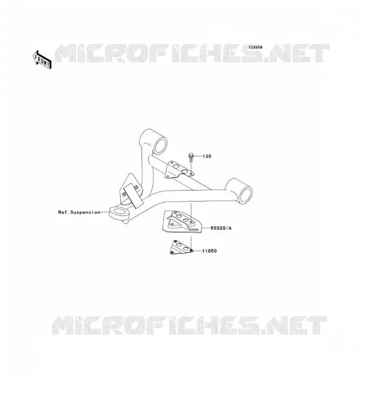 PIECE EN OPTION(PROTEGE BRAS) Kawasaki QUAD 400 2000 KVF400 4X4  KVF400-C2