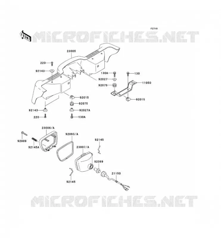 OPTIQUE(S) Kawasaki QUAD 400 2000 KVF400 4X4  KVF400-C2