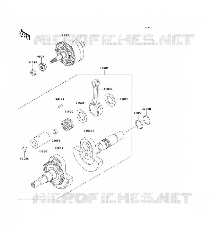 VILEBREQUIN Kawasaki QUAD 400 2000 KVF400 4X4  KVF400-C2