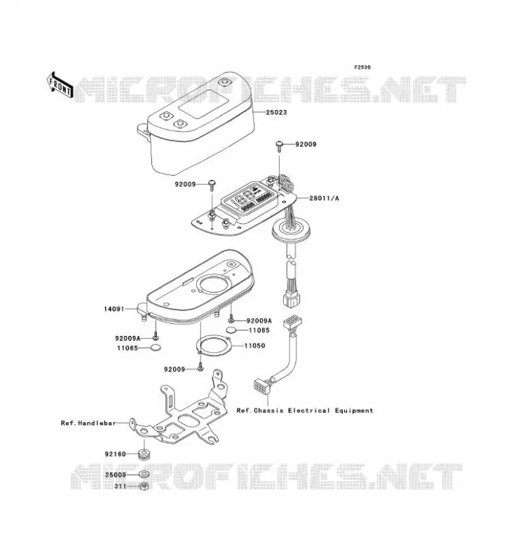 COMPTEURS Kawasaki QUAD 400 2002 KVF400 4X4  KVF400-C4