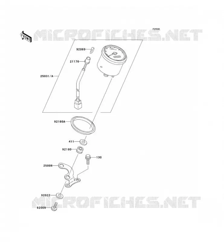 COMPTEURS Kawasaki QUAD 400 2000 KVF400  KVF400-D2