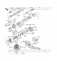 ARBRE DE TRANSMISSION AVANT pour Kawasaki KVF650 4X4 2003