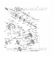 ARBRE DE TRANSMISSION(ARRI&Egrave;RE) pour Kawasaki KVF650 4X4 2003