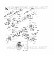 ARBRE DE TRANSMISSION AVANT pour Kawasaki KVF650 4X4 2011
