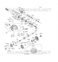 ARBRE DE TRANSMISSION(ARRI&Egrave;RE) pour Kawasaki KVF650 4X4 2012