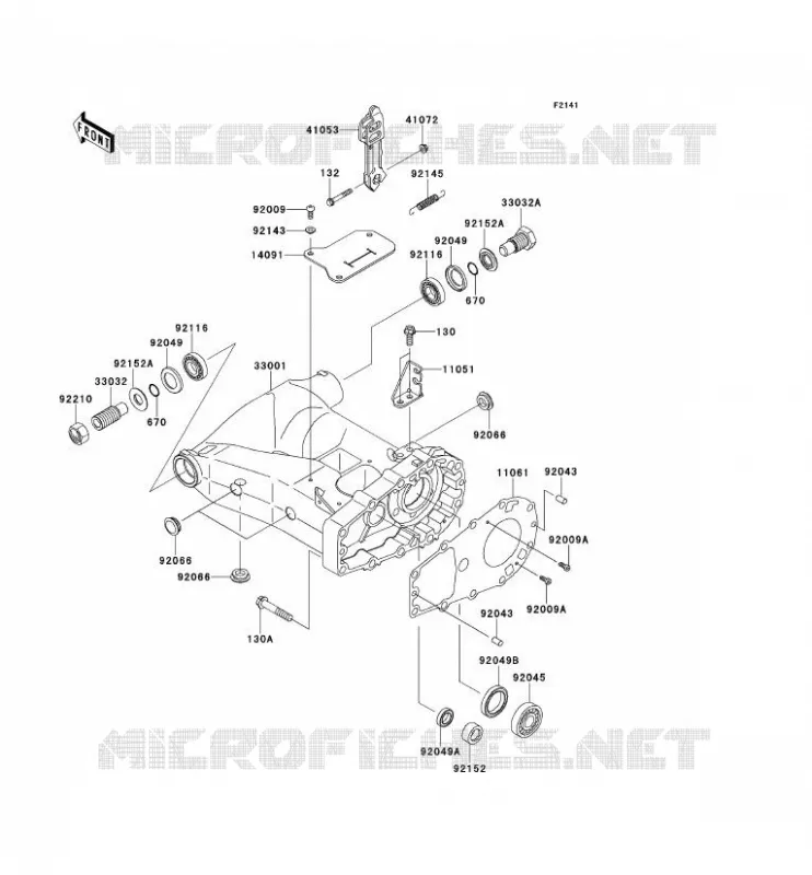 BRAS OSCILLANT Kawasaki QUAD 650 2012 KVF650 4X4  KVF650DCS