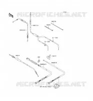 CABLES pour Kawasaki KVF650 4X4I 2010